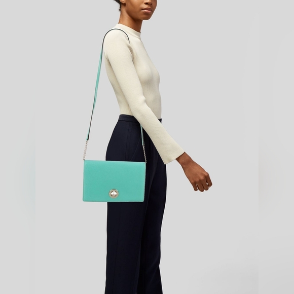 Kate Spade Leather Portfolio Croasbody - Picture 3 of 6